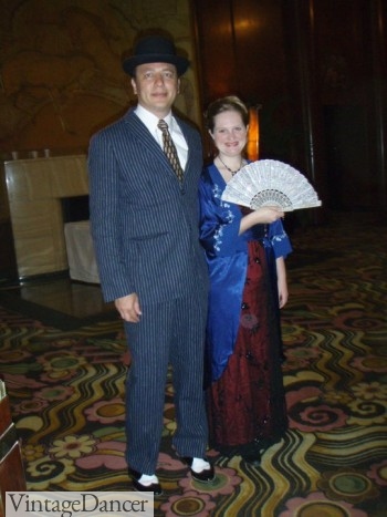Titanic costumes, red dress