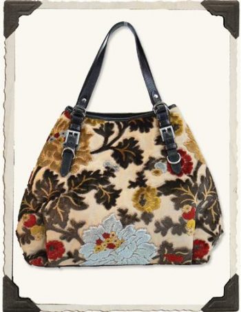 Victorian inspired carpet bag from Victorian Trading Co