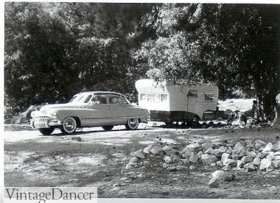 Vintage Camper trailer photo