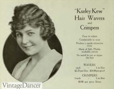 Wave crimpers were still being used to add volume to straight hair