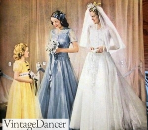 1940s wedding 