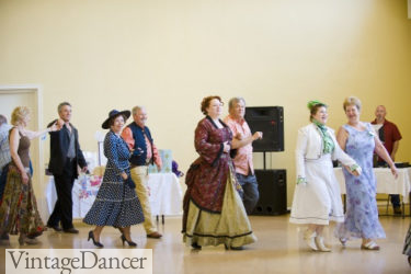 The Grand March Victorian wedding dance